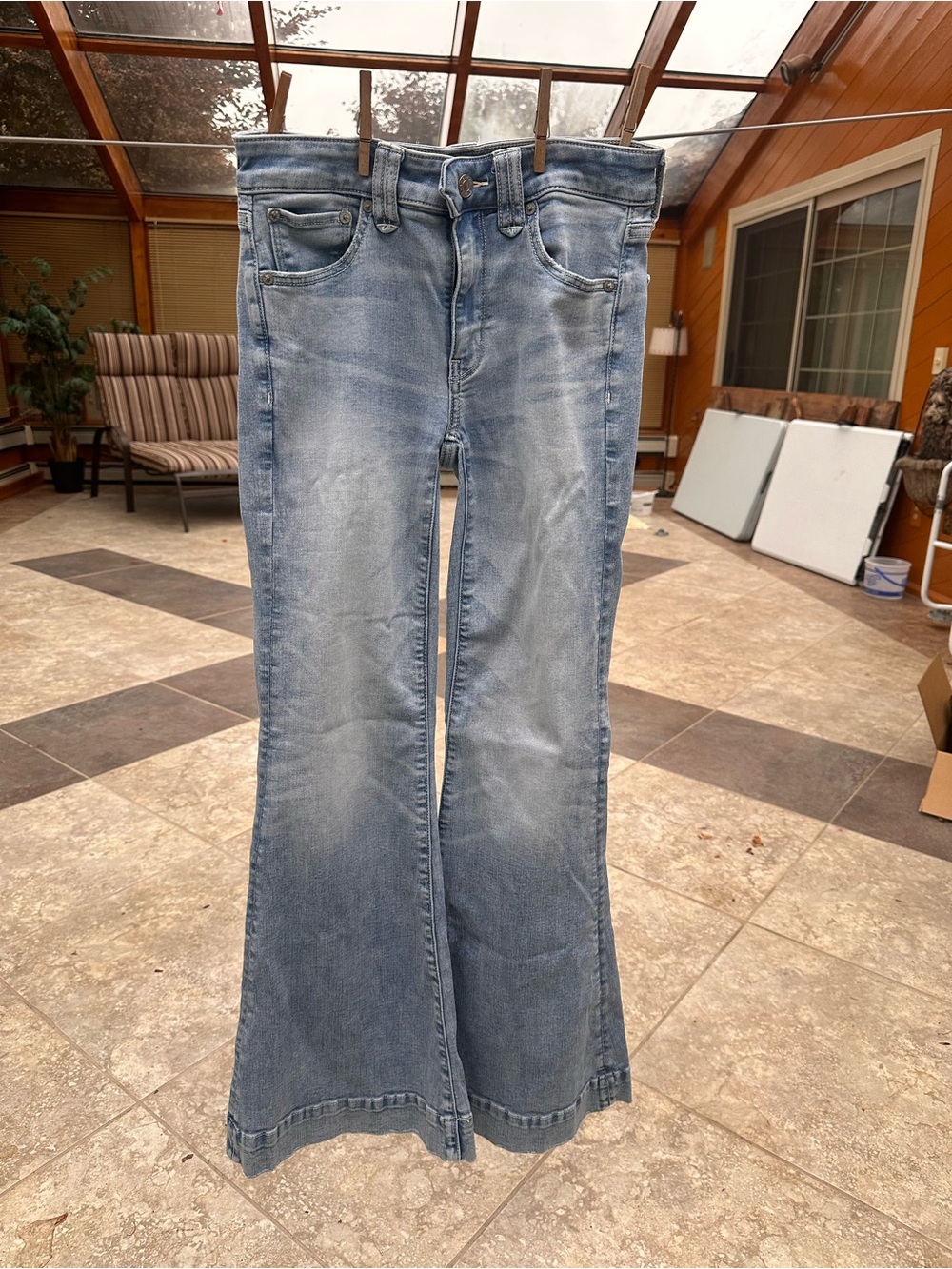 Light Wash Bootcut Jeans